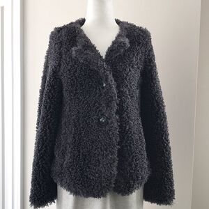 NEW Grey faux fur jacket